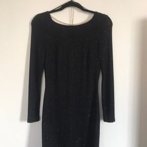 Sparkly low back maxi dress